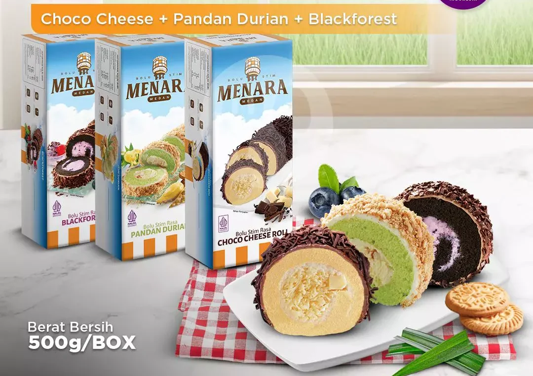 Bolu Stim Menara (Sumber: GoFood/Bolu Stim Menara)