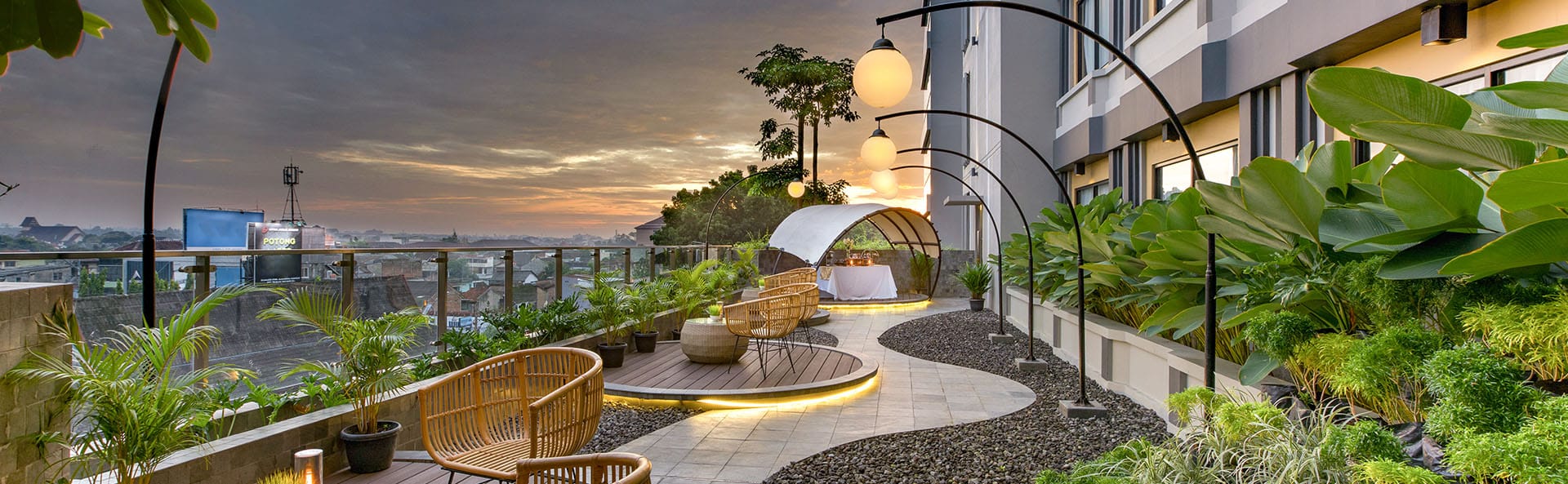 Lumbhini Tea Garden - The Manohara Hotel Yogyakarta