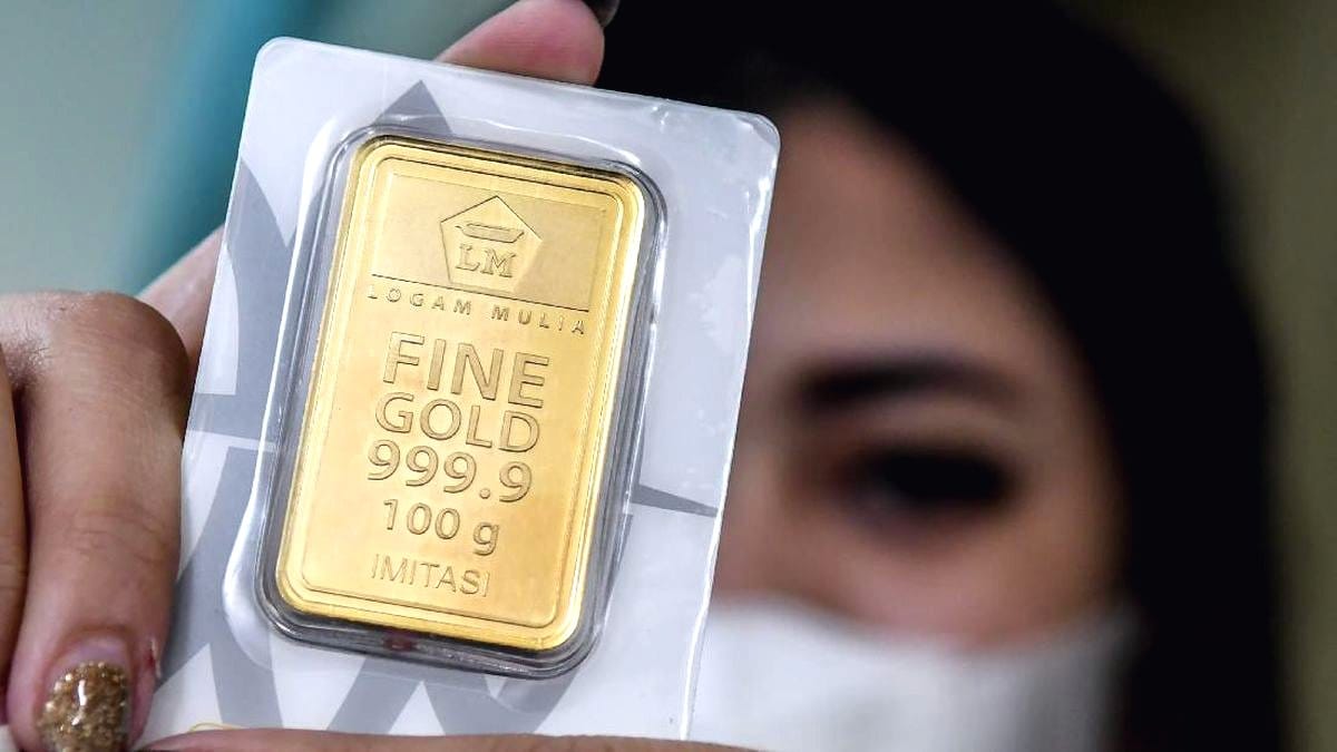 Harga Emas Antam Turun Rp15 Ribu, Jadi Rp2,670 Juta per Gram