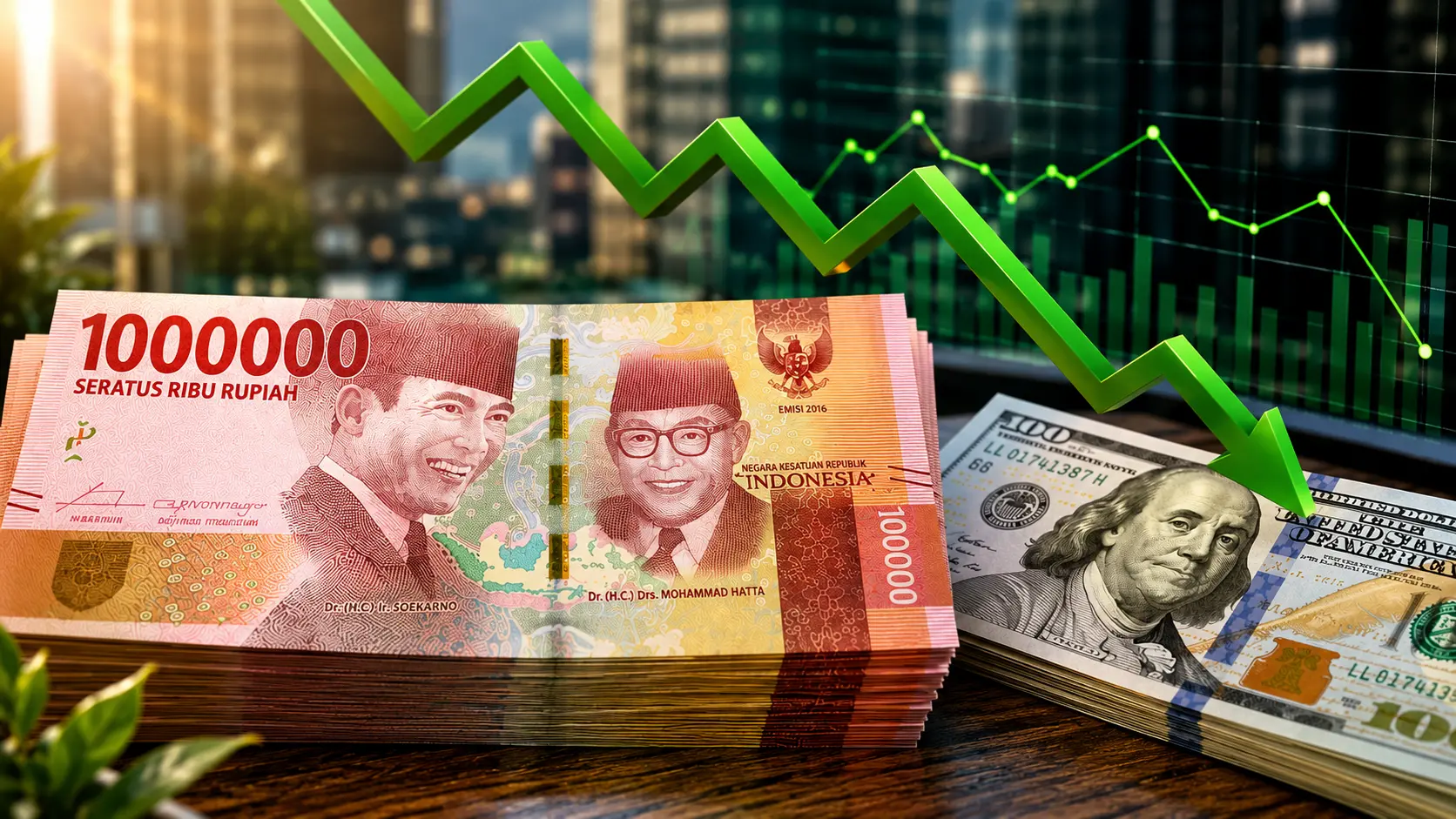 Rupiah Menguat Tipis ke Rp17.992 per Dolar AS Pagi Ini